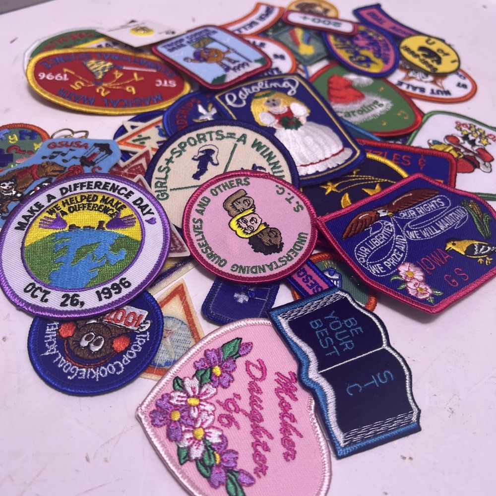 girl scout patches lot of 50 some 1990s